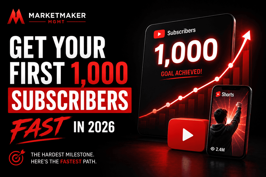 How to Get Your First 1,000 YouTube Subscribers Fast in 2026